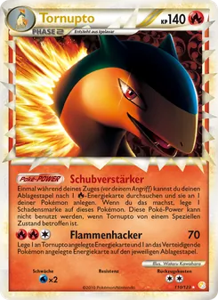 Tornupto, Karte 110 aus HeartGold SoulSilver