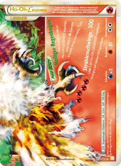Ho-Oh LEGENDE, Karte 112 aus HeartGold SoulSilver