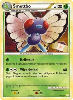 Smettbo, Karte 16 aus HeartGold SoulSilver
