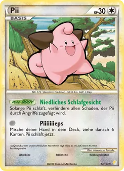 Pii, Karte 17 aus HeartGold SoulSilver