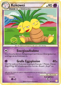 Kokowei, Karte 18 aus HeartGold SoulSilver