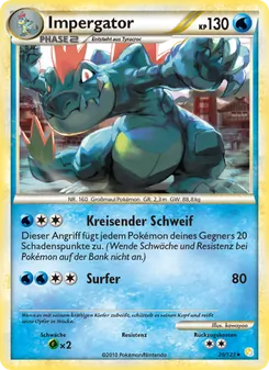 Impergator, Karte 20 aus HeartGold SoulSilver