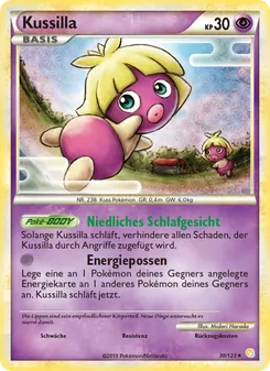 Kussilla, Karte 30 aus HeartGold SoulSilver