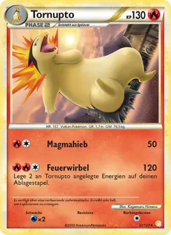 Tornupto, Karte 32 aus HeartGold SoulSilver