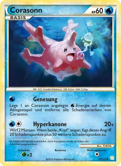 Corasonn, Karte 37 aus HeartGold SoulSilver