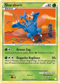 Skaraborn, Karte 43 aus HeartGold SoulSilver