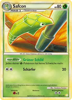 Safcon, Karte 46 aus HeartGold SoulSilver