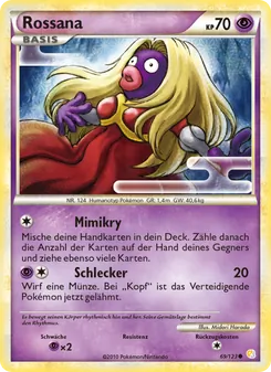 Rossana, Karte 69 aus HeartGold SoulSilver