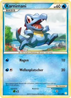 Karnimani, Karte 86 aus HeartGold SoulSilver