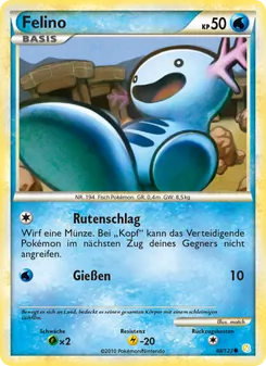 Felino, Karte 88 aus HeartGold SoulSilver