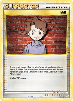 Bill, Karte 89 aus HeartGold SoulSilver
