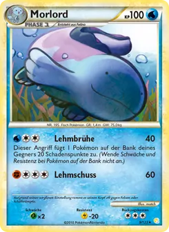 Morlord, Karte 9 aus HeartGold SoulSilver