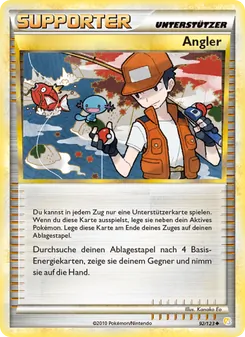 Angler, Karte 92 aus HeartGold SoulSilver