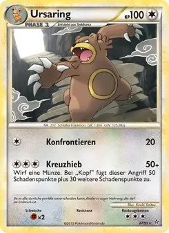 Ursaring, Karte 27 aus Entfesselt