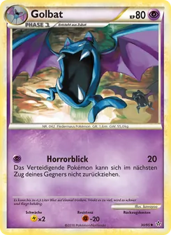 Golbat, Karte 30 aus Entfesselt