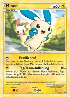 Minun, Karte 34 aus Entfesselt