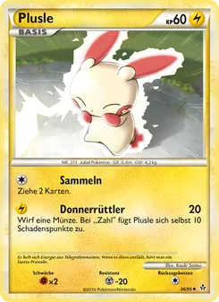 Plusle, Karte 36 aus Entfesselt