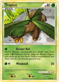 Tropius, Karte 66 aus Entfesselt