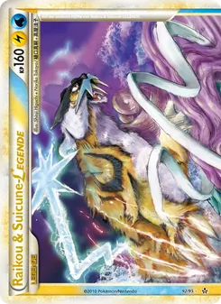 Raikou & Suicune LEGENDE, Karte 92 aus Entfesselt