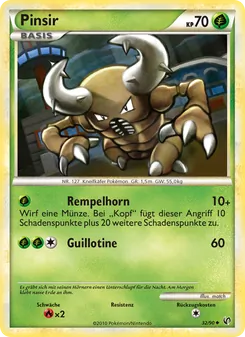 Pinsir, Karte 32 aus Unerschrocken