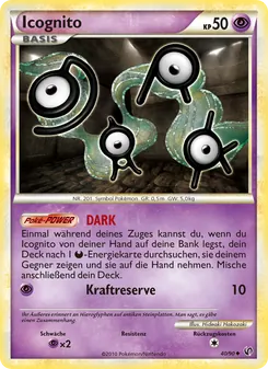 Icognito, Karte 40 aus Unerschrocken
