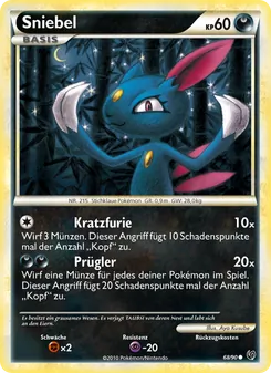 Sniebel, Karte 68 aus Unerschrocken