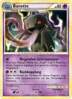 Banette, Karte 14 aus Triumph