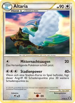 Altaria, Karte 2 aus Triumph