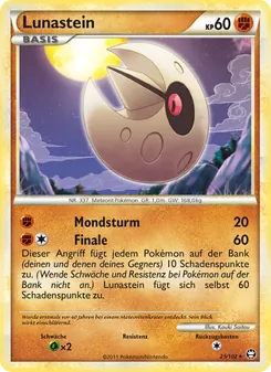 Lunastein, Karte 25 aus Triumph
