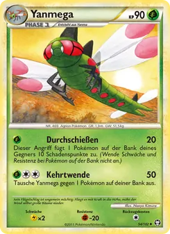 Yanmega, Karte 54 aus Triumph