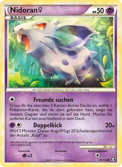 Nidoran w, Karte 69 aus Triumph