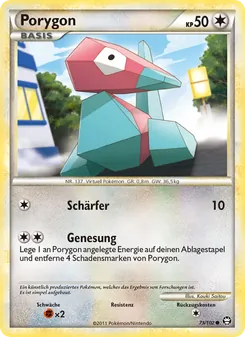 Porygon, Karte 73 aus Triumph