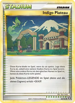 Indigo Plateau, Karte 86 aus Triumph