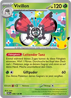 Vivillon, Karte 008 aus 30 Jahre