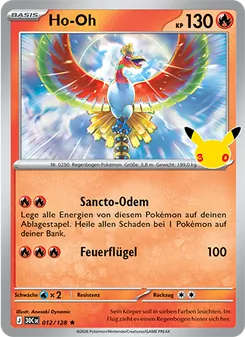 Ho-Oh, Karte 012 aus 30 Jahre