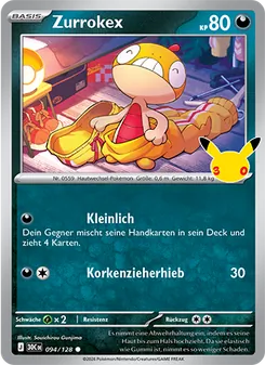 Zurrokex, Karte 094 aus 30 Jahre