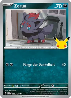 Zorua, Karte 095 aus 30 Jahre