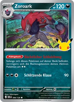 Zoroark, Karte 096 aus 30 Jahre