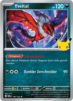 Yveltal, Karte 100 aus 30 Jahre