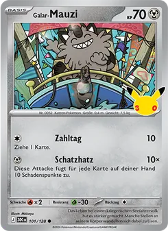 Galar-Mauzi, Karte 101 aus 30 Jahre