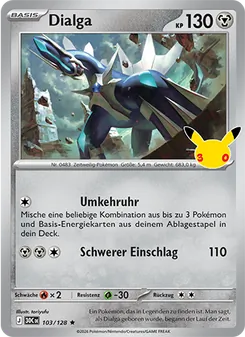 Dialga, Karte 103 aus 30 Jahre