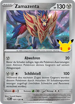 Zamazenta, Karte 107 aus 30 Jahre