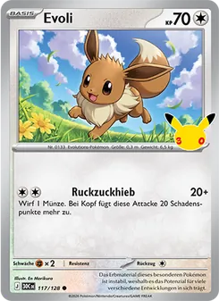 Evoli, Karte 117 aus 30 Jahre