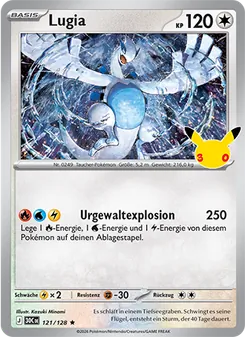 Lugia, Karte 121 aus 30 Jahre