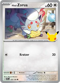 Hisui-Zorua, Karte 122 aus 30 Jahre