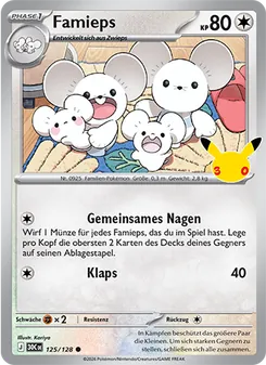 Famieps, Karte 125 aus 30 Jahre