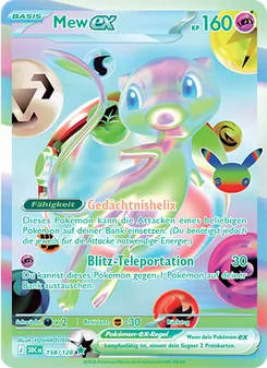 Mew-ex, Karte 158 aus 30 Jahre