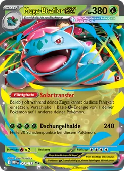 Mega-Bisaflor-ex, Karte 003 aus Mega-Entwicklung