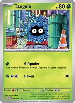 Tangela, Karte 006 aus Mega-Entwicklung
