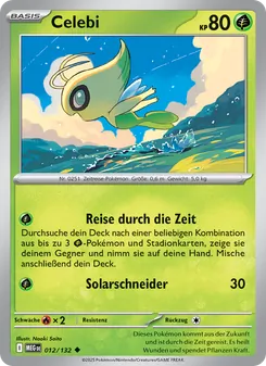 Celebi, Karte 012 aus Mega-Entwicklung